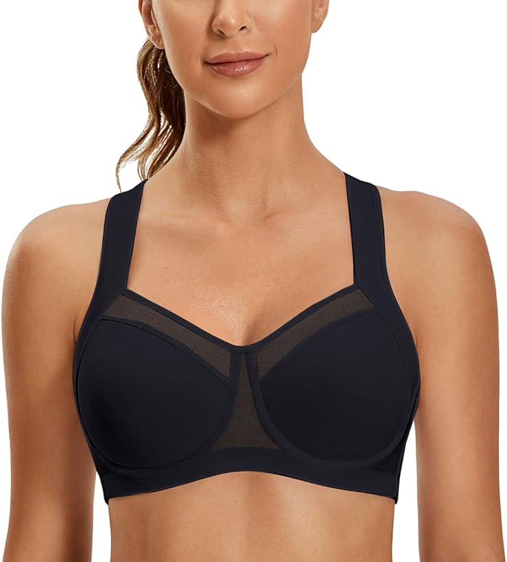 SYROKAN Underwire Adjustable Running Workout